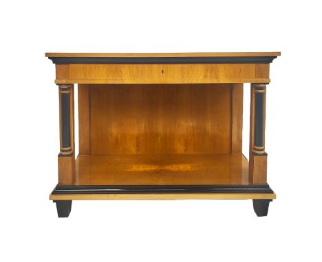 CONSOLE TABLE, Biedermeier style, 115cm W x 45cm D x 86cm W.