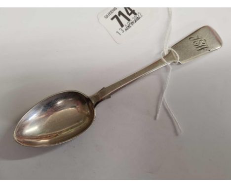 AN EXETER SILVER SPOON 1853 J. STONE