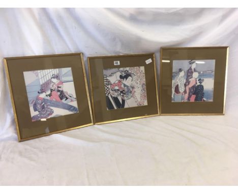 3 F/G ORIENTAL PRINTS