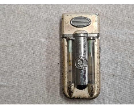 UNUSUAL ART DECO LIGHTER WITH DOLPHIN MOTIF