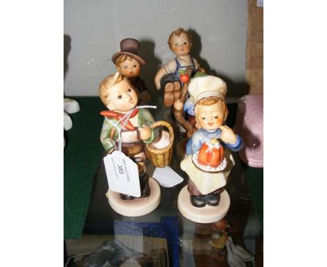 Five Hummel figures 
