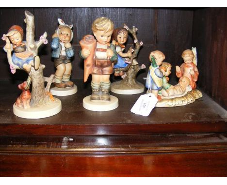 Five Hummel figures 