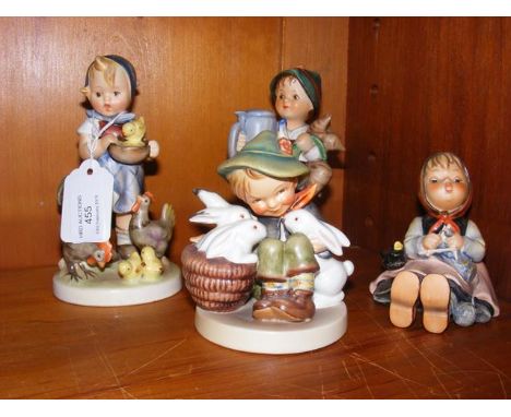 Four Hummel figures 