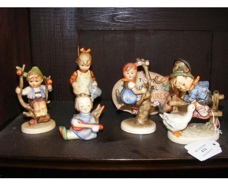 Six Hummel figures 