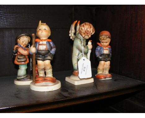 Four Hummel figures 