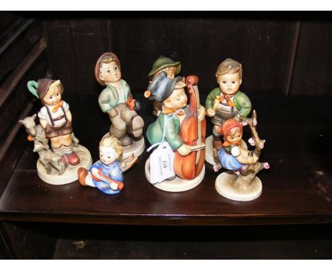 Seven Hummel figures 