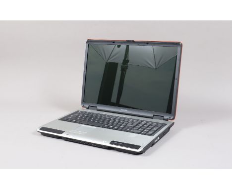 A Toshiba Satellite Pro P100 Laptop, model no PSPA4E-OOXOOHEN, widows XP operating system installed, powers up using AC adapt