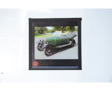 3¼in sq Magic Lantern Slides,  advertising slides for Vulcan (1902-1953), maker's of cars, trucks and buses in Southport, for