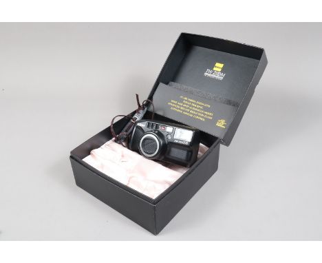 A Nikon TW Zoom 105 Compact 35mm Camera, serial no 50492994, body G, powers up, flash fires, motorized zoom working, not othe