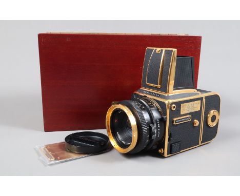 A Hasselblad 2000FC/M 100th Anniversary SLR Camera, serial no RI 1520822, made to celebrate Hasselblad's 100 years (1885-1985