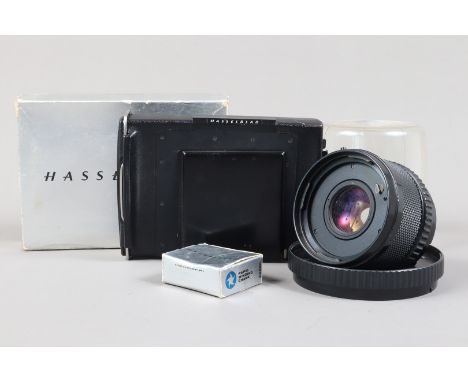 Hasselblad Accessories, comprising a Magazine 80 for 500 series cameras to use Polaroid 87 and 88 film with box and instructi