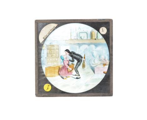 3¼in sq Magic Lantern Slides,  story sets and part-sets - Primus Junior Lecturers' Series 'Our Fireman', in original box, wit
