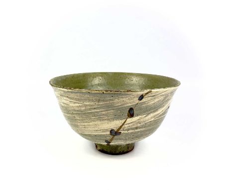 William 'Bill' MARSHALL (1923-2007) A footed stoneware bowl Impressed makers markH12cm x D22cmProvenance:Given to the vendor 