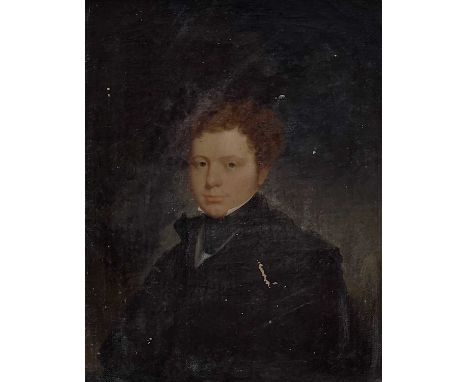 Early 19th-century English School Portrait of a young Gentleman Oil on canvas, 25x19.5cmThe Enys, Penryn Estate