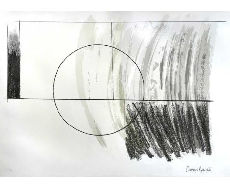 Barbara HEPWORTH (1903-1975) Moon Landscape, 1973 LithographSigned in pencilNumbered 8/90Paper size 57 x 77.5cmProvenance - T