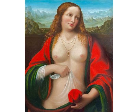 Jeffery COURTNEY (XX-XXI) Da Vinci Madonna Oil on panel, 60x47cm 