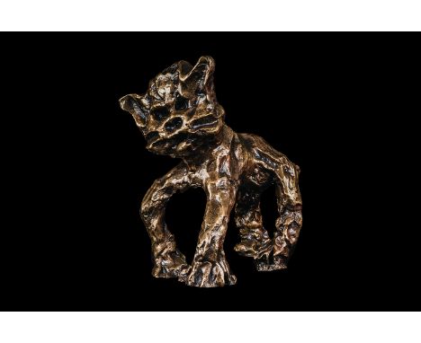 EVA (RUSSIAN B. 1979) Untitled (Cat), bronze height: 22.9 cm (9 in.) AP, ed. of 10EVA is a prospective contemporary Russian a