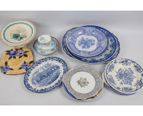 A collection of ceramics to include Minton, Spode, Masons and similar.