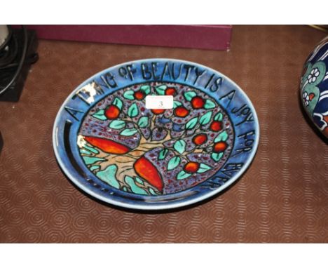 A Poole Pottery "Tree of Life" plate