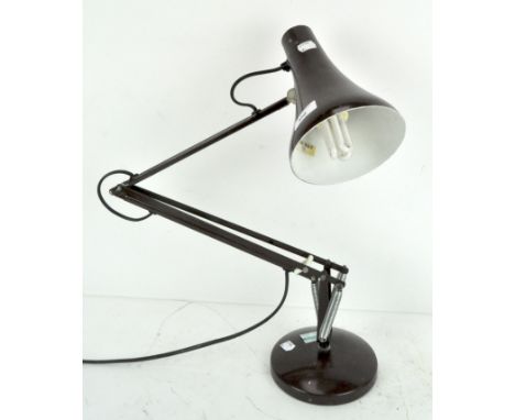 A vintage anglepoise table lamp, trademark 90, made in Reddich, England