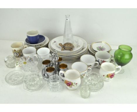 A collection of assorted ceramics, to include Royal Worcester 'Evesham',  glassware and more