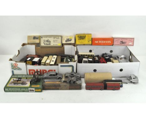 A collection of vintage die cast vehicles, most being by Solido