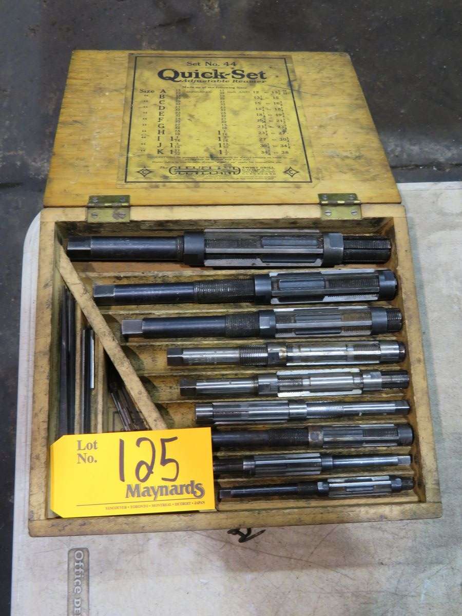 { Group of lots 125, 126 } The Cleveland Twist Drill Co. No.44 Quick