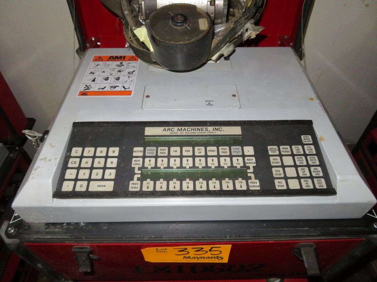{ Choice of lots 335, 336 } 1995 Arc Machines Inc. 227 Orbital Welder
