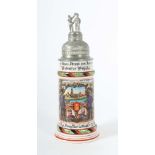 Reservistenkrug Porzellan, 0,5 l,