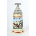 Reservistenkrug Porzellan, 0,5 l,
