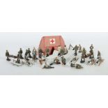 Feldlazarett mit Stoffzelt Elastolin