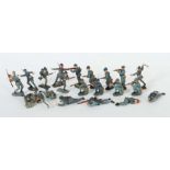 21 französiche Soldaten Lineol und