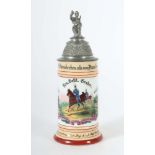 Reservistenkrug Porzellan, 0,5 l,