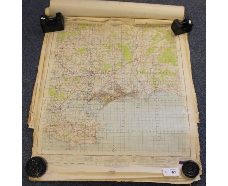 Bundle of vintage Ordinance Survey sheets, various, English Midlands, Liverpool etc.(B.P. 24% incl. VAT)