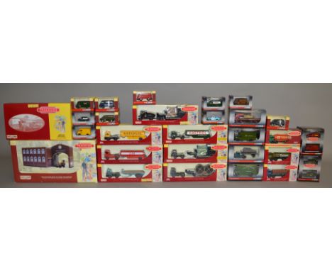 34x Lledo and Corgi 1:76 Scale Trackside Models, all boxed including sets.