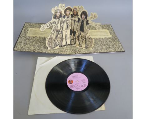 Jethro Tull Stand Up Island pink label stereo ILPS 9103 first pressing gatefold sleeve pop-up inside with black &amp; orange 