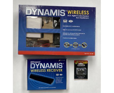 Bachmann E-Z Command Dynamis Wireless DCC Digital Control System set plus Wireless Receiver. Both boxed. (2)