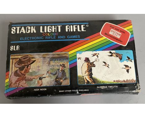 SLR Stack Light Rifle electronic rifle and games for use with Sinclair ZX Spectrum Microcomputer, in original box. [NO RESERV