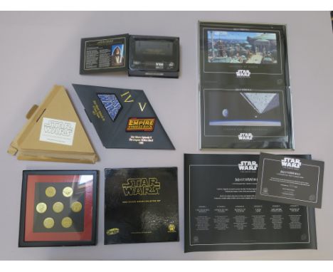 Star Wars collection including Masterworks lithographic print collection in tin limited edition 4670 of 8000, Star Wars Saga 