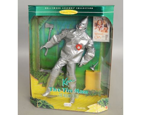 Ken as The Tin Man from The Wizard Of Oz poseable boxed doll by Mattel, Hollywood Legends Collection (1).