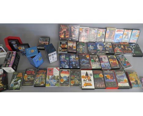 Horror and Sci Fi video collection directly from a closed video shop in the 1990s and offered for sale now for the first time