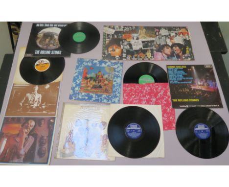 The Rolling Stones LPs including TXS 103 Decca unboxed Their Satanic Majesty's Request with holographic gatefold cover, Metam