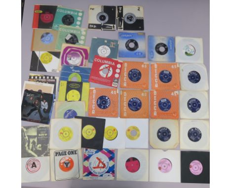 Various 7 inch singles including The Rolling Stones, The Seekers, The Selecter, Sounds Orchestral, Thin Lizzy, Traffic, etc. 