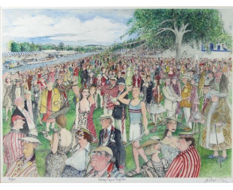 Sue Macartney Snape/Henley Royal Regatta, 35/600/signed limited edition print, 51cm x 68cm Condition Report: Artist's Resale 