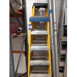 2x 7 tread & a 5 tread step ladder