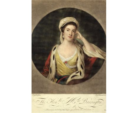 Engraved Prints: "The Children of King Charles, with dog," engraved and colour printed, approx. 30.5cms x 32cms (12" x 12 1/2