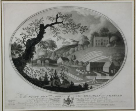 After William Hincks (1794 - 1871)Engraved Plates: A very fine set of 12 black and white original Engravings of the Irish Lin