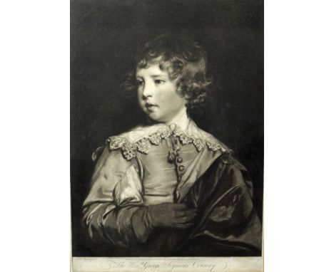 E. Fisher after Sir Joshua ReynoldsMezzotint Portrait: "The Hon.ble George Seymour Conway," .. Published the 17th Aug. 1771 .