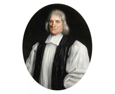 ENGLISH SCHOOL c1700  PORTRAIT OF ROBERT FRAMPTON DD, BISHOP OF GLOUCESTER  half length in clerical dress, indistinctly signe