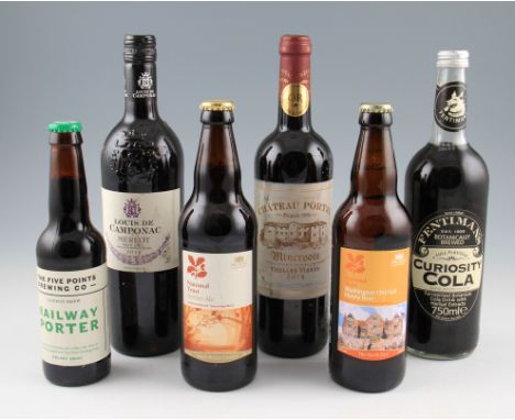 *A selection of Wine, Beer & Cordial. 10 bottles of Red, White & Sparkling wine, 14 bottles of Beer & 2 bottles of Curiosity 